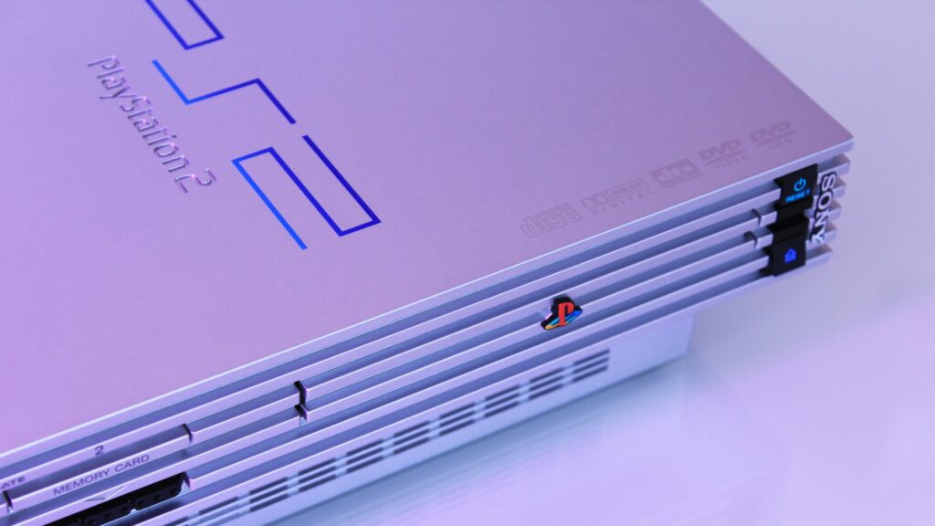 Silver Playstation 2