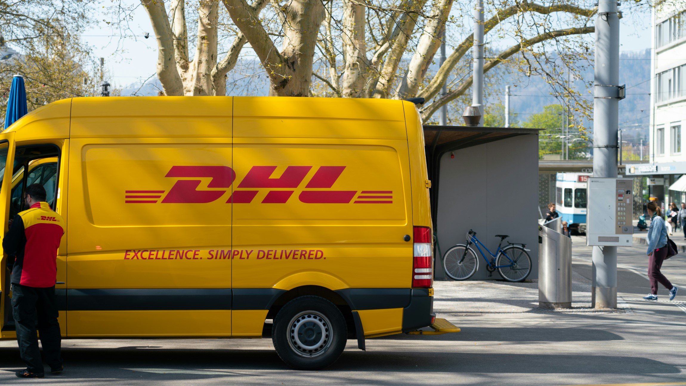 DHL Delivery Truck