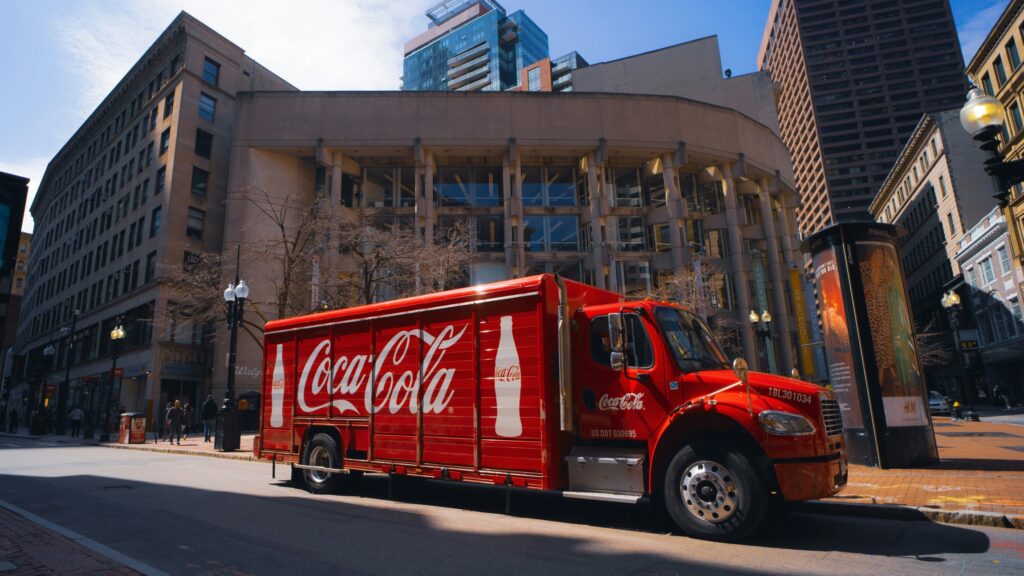 Coca Cola delivery truck