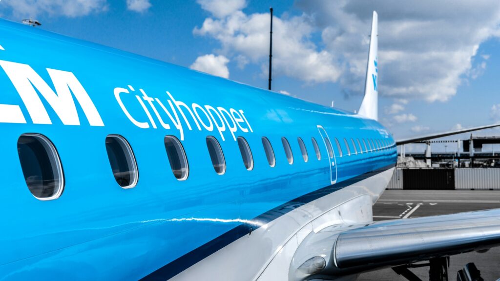 KLM Cityhopper at airport