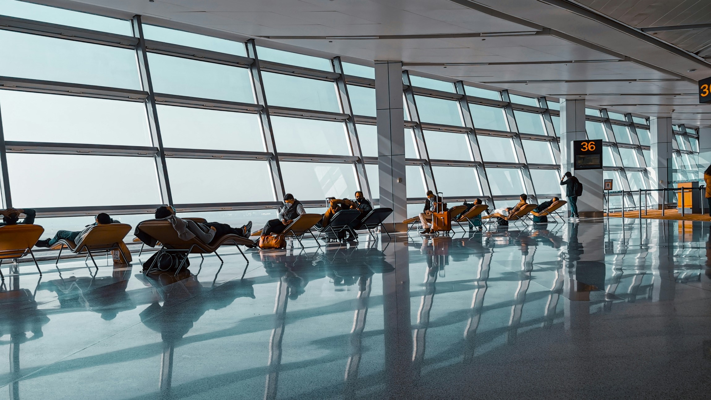 Airport terminal in India