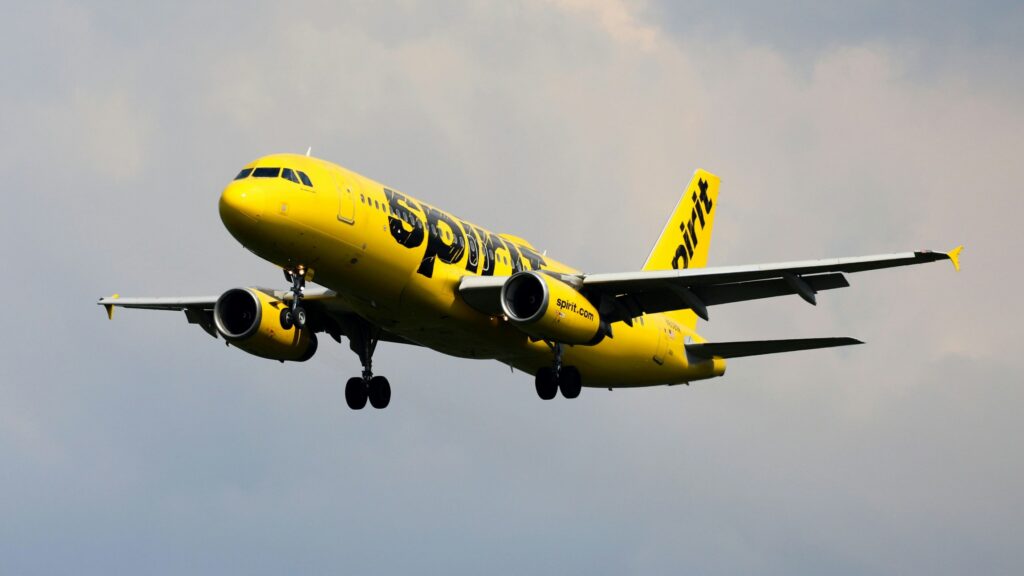 Spirit Airlines airplane