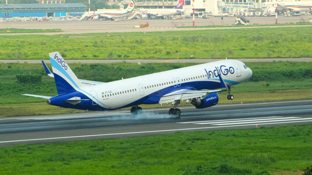 IndiGo plane take-off