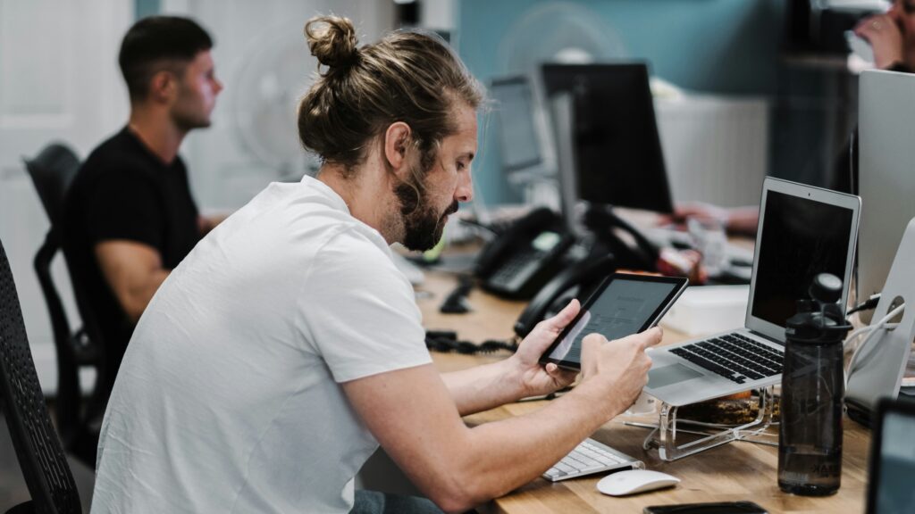 Man working in office